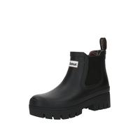 Barbour Botas de lluvia 'Halton' negro / blanco 42 EUR