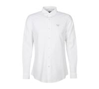 Barbour- Camisa Blanca Oxford de Manga Larga- Shirts- Hombre- Blanco- M- Camisa Blanca Oxford de Manga Larga
