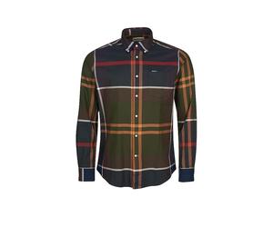 BARBOUR Camisa Slim Fit DUNOON marrón | L