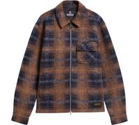 Barbour - Camisas - B.Intl Oswald Fleece Overshirt Navy de Lana - Talla L - Azul marino Azul marino L