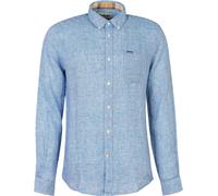 Barbour - Camisas - Linton Tailored Shirt Navy - Talla M - Azul marino Azul marino M