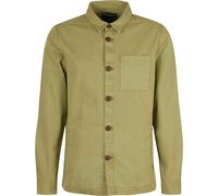 Barbour - Camisas - Regular Washed Overshirt Bleached Olive - Talla L - Caqui Caqui L