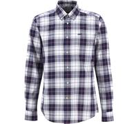 Barbour - Camisas - Wetheram Tailored Tartan Shirt Riverstone Tartan - Talla M - Gris Gris M