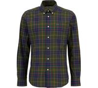 Barbour - Camisas - Wetheram Tailored Tartan Shirt Shadow Classic Tartan - Talla M - Gris Gris M