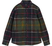 Barbour - Camisas - Woodlane Brushed Check Overshirt Classic Tartan de Lana - Talla XL - Verde Verde XL