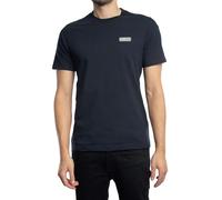 Barbour Camiseta de cuello redondo y media manga azul de algodón para hombre turquesa L