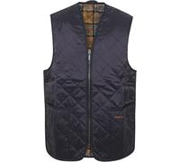 Barbour Chaleco acolchado con cremallera en forro, color azul marino MLI0001NY91 (A856)
