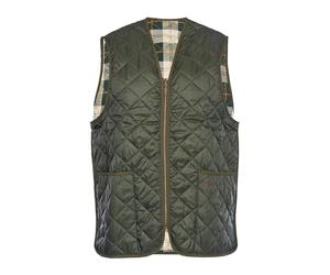 Barbour Chaleco acolchado con cremallera en forro, color azul marino MLI0001NY91 (A856)