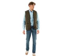BARBOUR Chaleco Hombre Polarquilt Guarnición Cremallera MLI0002OL91 Color Oliva