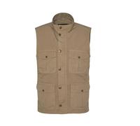 Barbour - Chaleco Beige de Algodón con Botones y Cremallera - Jackets - Hombre - Beige - M -