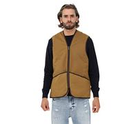 Barbour Chaleco de pelo cálido, forro con cremallera, color marrón MLI0004BR31 (A306), marrón, L