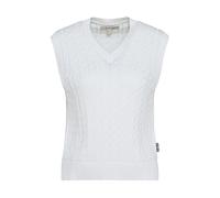 Barbour - Chaleco de Punto de Algodón Trenzado - Knitwear - Mujer - Gris - S -