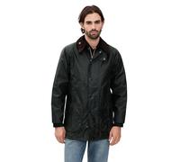 Barbour Chaqueta Beaufort Wax para hombre, verde, XL
