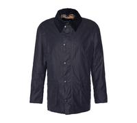 Barbour- Chaqueta Encerada Azul Marino con Forro Tartán- Jackets- Hombre- Azul- 2XL- Chaqueta Encerada Azul Marino con Forro Tartán
