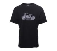 Barbour- Colgrove Moto T-Shirt- Tops- Hombre- Negro- S- Colgrove Moto T-Shirt