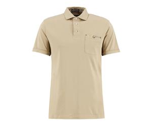 Barbour - Corpatch Tailored Polo Shirt - Tops - Hombre - Beige - S -
