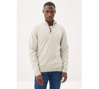 Barbour Cotton Half Zip Knitted Jumper S Blanco