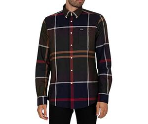 Barbour de los Hombres Camisa de Vestir Dunoon, Multicolor, M