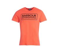 Barbour - Essential Large Logo T-Shirt Intense Orange - Tops - Hombre - Naranja - M -