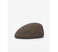 Barbour Gorra de hombre de diseño de espiga y visera de tachuelas. Verde claro M