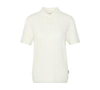 Barbour - Hartland Knitted Polo Shirt - Tops - Mujer - Blanco - S -
