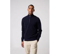 Barbour holden half zip knitted jumper M Azul