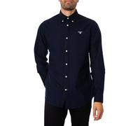 Barbour Hombre Camisa De Vestir Oxtown, Navy, XXL