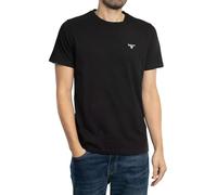 Barbour Hombre Camiseta Deportiva Esencial, Black, 3XL