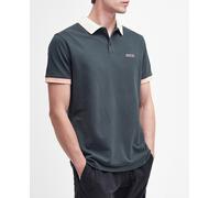 Barbour International Barbour International - Polo de hombre de manga corta y ribete a contraste. Verde Talla M