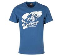 Barbour International Vantage Graphic-Print T-Shirt (L, Insignia Blue)
