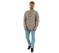 Barbour Jersey con botones y cremallera y parche MKN0731ST16 Color Stone Talla L