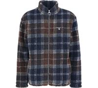 Barbour - Marcas - Tartan Fleece Zip Through Midnight Oak Tartan - Talla L - Azul marino Azul marino L