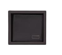 Barbour MLG0065-BK111 International Ariel Leather Wallet BLACK Iron, Negro , Talla única, Casual