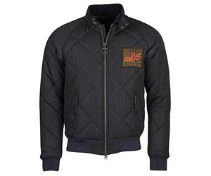 Barbour MQU1326BK11 Chaqueta Hombre B.Intl Quilted Merchant Negra Talla EU, Negro , 38-38