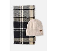 Barbour Pendle Beanie & Blair Scarf Gift Set T.U Beige