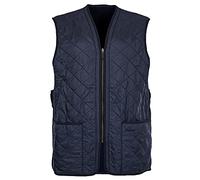 Barbour Polarquilt MLI0002NY91 - Chaleco con cremallera para hombre, color azul marino, azul marino, S