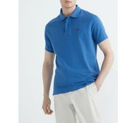 Barbour Polo de hombre de manga corta con tejido de piqué. Azul XL