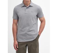 Barbour Polo de hombre de manga corta con tejido de piqué. Gris L