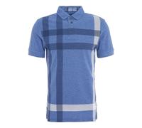 Barbour Polo Hombre Blaine Oversized Tartan MML1117BL15 Color Azul Chambray