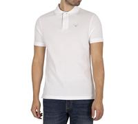 Barbour Men's Tartan Pique Polo Shirt - White - XL - White