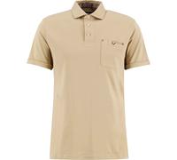 Barbour - Polos - Premium Corpatch Tailored Polo Shirt Washed Stone - Talla S - Marrón Marrón S
