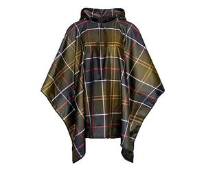 Barbour Poncho a prueba de lluvia de tartán UAC0214TN11, Clásica, Talla única