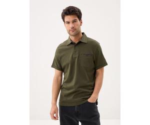 Barbour Premium Corpatch Tailored Polo Shirt M Verde
