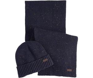 Barbour Set bufanda y gorro hombre 2MMGS0047 Navy, Marina militar., Talla única