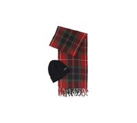 BARBOUR Set de regalo de 2 piezas, bufanda y gorro SWINTON CHRISTMAS rojo
