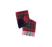 BARBOUR Set de regalo de 2 piezas bufanda y gorro SWINTON CHRISTMAS rojo