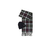 BARBOUR Set de regalo de 2 piezas: bufanda y gorro SWINTON CHRISTMAS verde oscuro