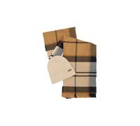 BARBOUR Set de regalo gorro y bufanda PENDLE beige