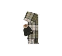 BARBOUR Set de regalo gorro y bufanda SALTBURN oliva