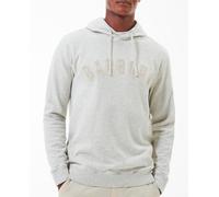 Barbour Sudadera de hombre con capucha y estampado de la marca en el pecho. Beige S